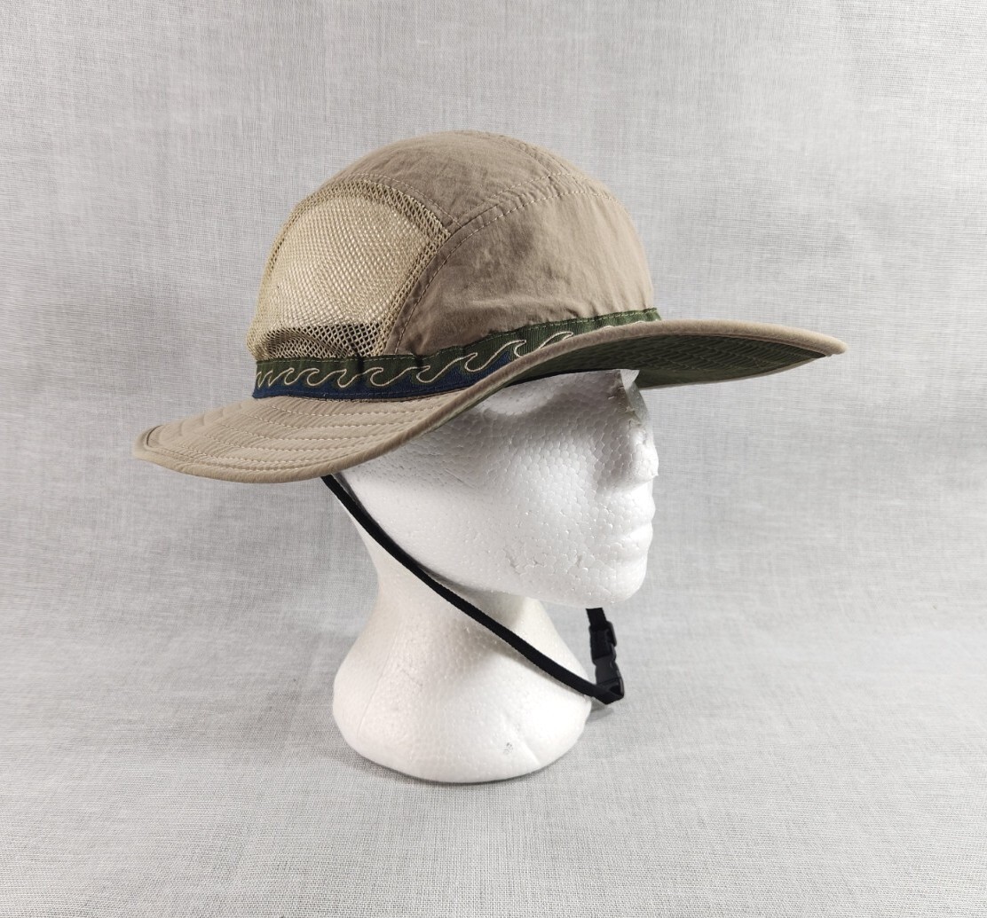 REI Co-Op Bucket Hat Mens Size S/M Khaki Vented Explorer Strap
