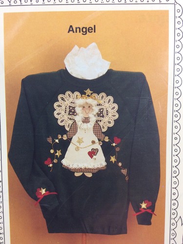 Doily Craft Pattern Angel for Shirt or Home Decor 1994 Ozark Crafts - Bild 3 von 7