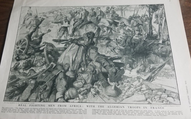 [#1893] REAL FIGHTING MEN FROM AFRICA/ST. GEORGES CHAPEL(1915)