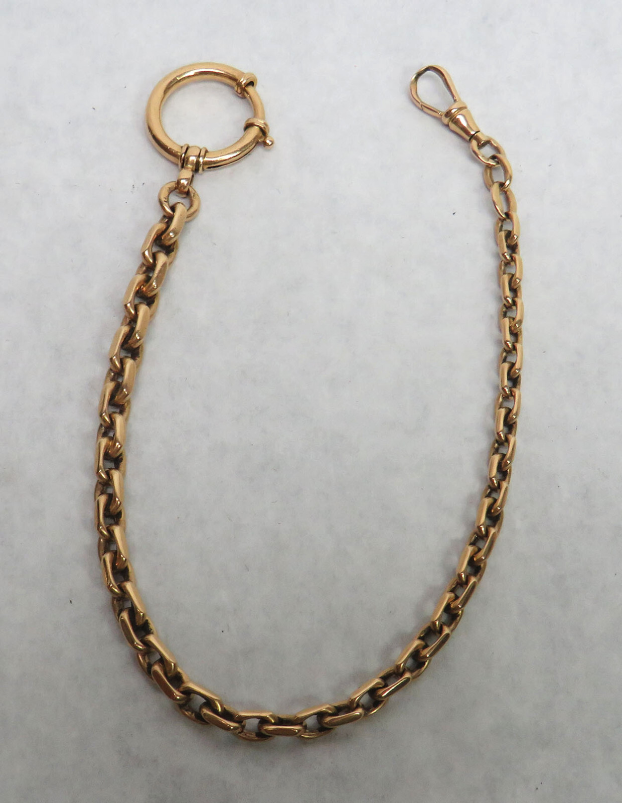 ANTIQUE 18K GOLD SWEDISH CRFTED 10" POCKET WATCH CHAIN eBay