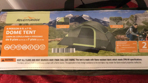 NEU ADVENTURIDGE KUPPEL 4 MANN ZELT 9 FUSS MAL 7 FUSS - Bild 3 von 8