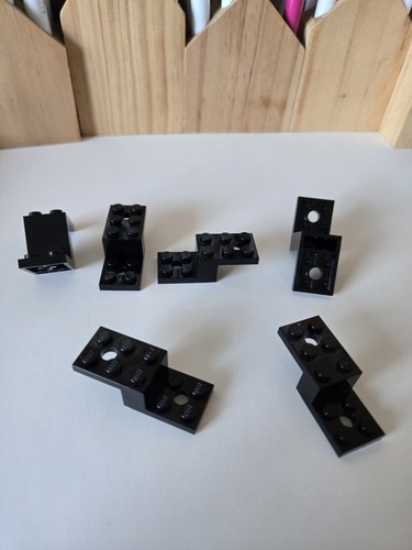 Lego Technic Steine Platten mit Löchern 21 Stück Drehteller schwarz grau 6222 61485 1121 - Bild 3 von 19