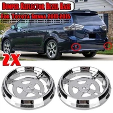 2x Bumper Reflector Bezel Rear Fits Toyota Sienna 2011-2015 #5275208010 LH & RH
