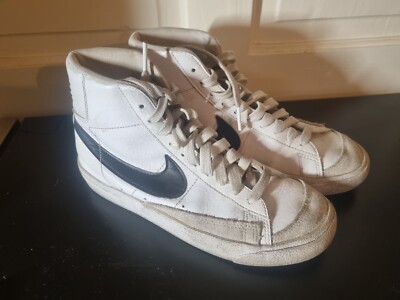 Größe 4 - Nike Blazer 77 Vintage Mid White Black W - KOSTENLOSER VERSAND