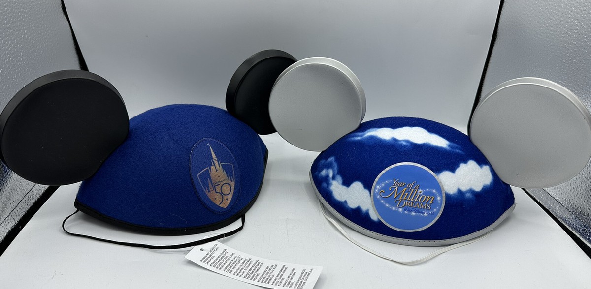 2 BLUE 2008 DISNEY MICKEY EARS HATS Goof Mickey Hat - Mouse Ears Headband – Little Ears Boutique main image 3