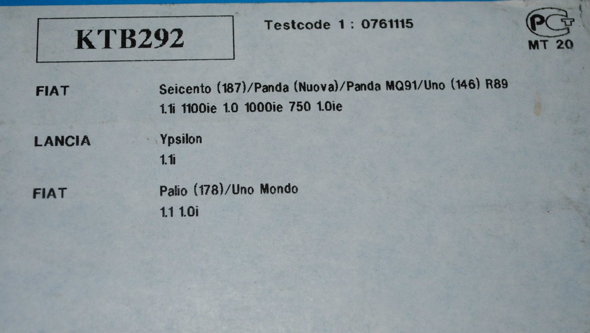 Courroie De Distribution DAYCO 94193 - Pour FIAT PUNTO 1.1, PANDA Etc. - Neuf Sous Blister