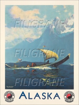ALASKA SCHIFF Roaz - POSTER HQ 50x70cm eines VINTAGE POSTERS