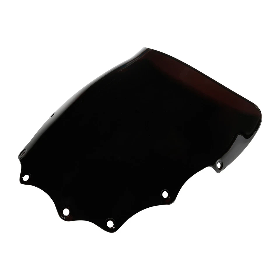 Black Windshield Windscreen Fit For Kawasaki Ninja 500R 500-R 500 R EX500 94-09 — 第 4/4 张图片