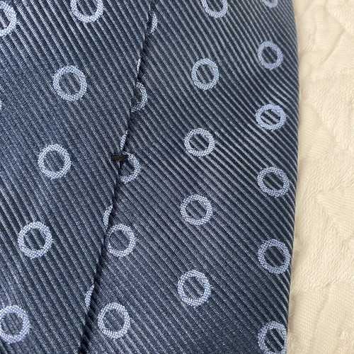 Andrew Fezza Tie Mens Silk Geometric Circle Print Necktie Formal Wear Dress Acce - Picture 4 of 7