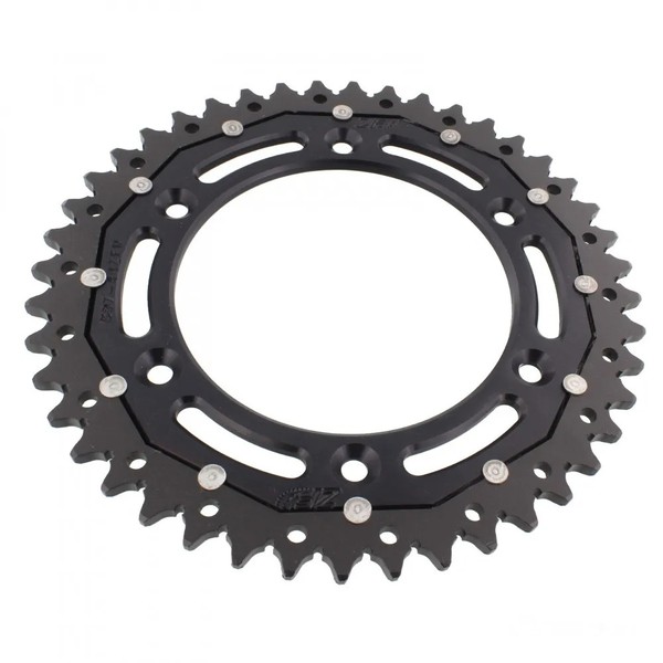 Kettenrad Alu Schwarz 44-ZäHne 520-Teilung FüR KTM EXC 525 Racing Bj. 2003-2007-image
