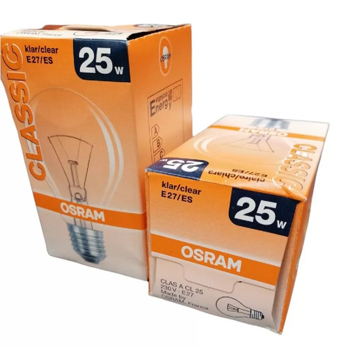 Lot De 6 Ampoules Edison E27 - 25W - Claire - Neuves