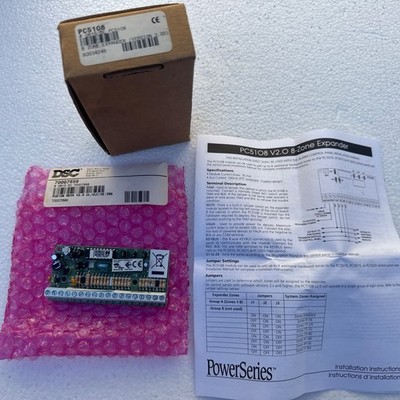 DSC Digital Security Controls 8 Zone Expander Circuit Board PC5108 V2.0 70007699