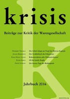 Krisis - Jahrbuch 2016 BeiträGe Zur Kritik Der Warengesellschaft Lohoff (U. A.)