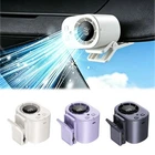 Portable Car Clip on Fan LED 360° Mini Cooling Fan USB Rechargeable 100 Speeds