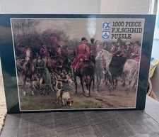 “A Winters Morning” Hunting Game Dogs Bird England 1000 Jigsaw Puzzle FX Schmid