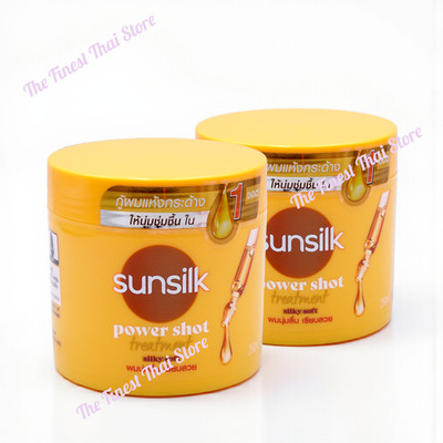 SUNSILK Power Shot Treatment Silky Soft 250 ml pack of 2