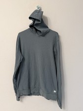 Vuori men's size M Waffle Thermal Pullover Hoodie sage gray green