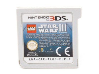 LEGO  Star Wars III - The Clone Wars (Nintendo 3DS/2DS) Spiel o. OVP - SEHR GUT
