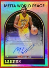 2025 Panini Metta World Peace Base Autographs - Silver (Raw)