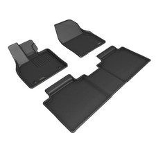 3D MAXPIDER KAGU BLACK 1ST ROW 2ND ROW FLOOR MAT FOR TOYOTA BZ4X 23-25
