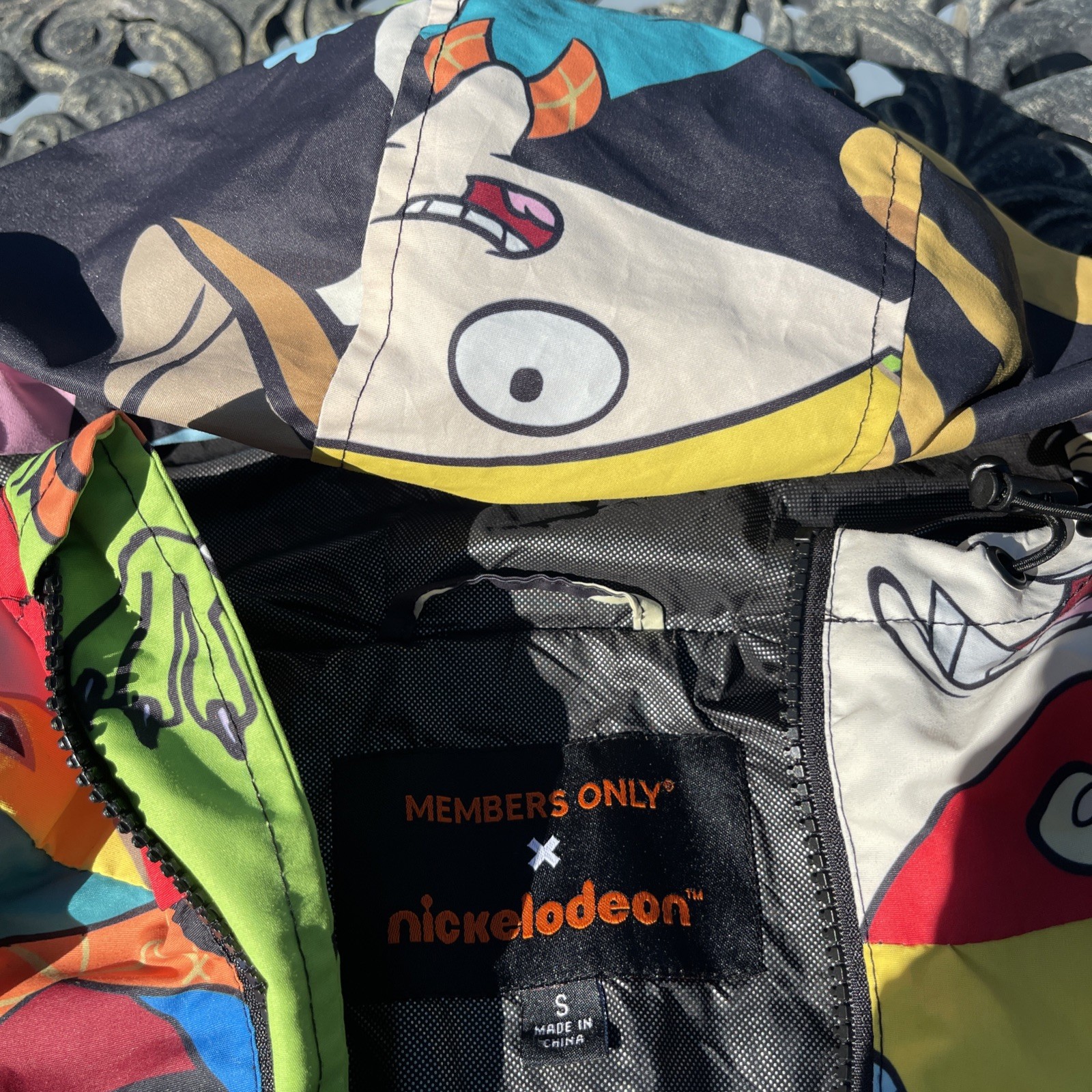 NEW Members Only Nickelodeon Unisex Size Small HEY ARNOLD RUGRATS CATDOG Jacket image 7