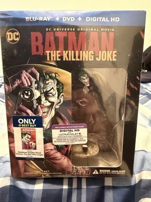 Batman: The Killing Joke (Blu-ray Disc, 2016, Deluxe Edition Includes Figurine)