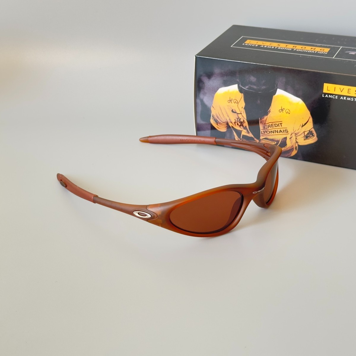 Vintage Oakley Minute Brown Sunglasses Gorpcore Outdoor Y2K rare