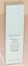 SkinCeuticals Glycolic 10 Renew Overnight Treatment 1.7 Oz 50 mL Full Size NIB