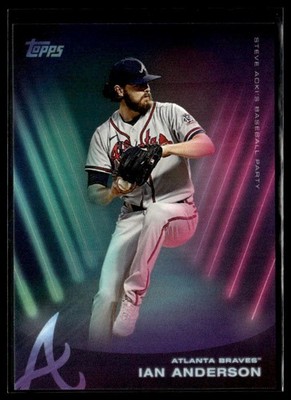 2022 Topps X Steve Aoki 121 Ian Anderson Atlanta Braves