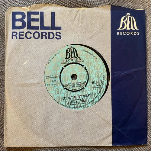 MOSES AND JOSHUA - GET OUT OF MY HEART rare UK 1968 / NORTHERN SOUL / EX+++ !!!