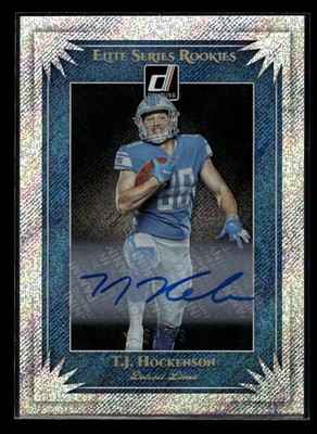 #ESR-21 T.J. Hockenson 2019 Donruss #/99 Elite Series Rookies Autographs