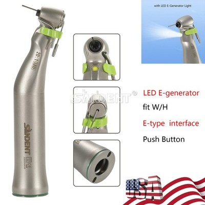 New 20:1 LED Dental Implant Contra Angle Handpiece for W H Surgical Motor