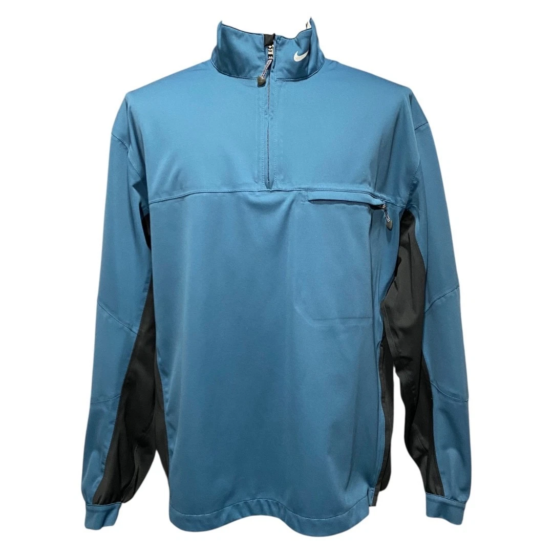 Nike Golf Storm-FIT Men’s 1/4 Zip Jacket Size Large Blue Wind Rain Resistant