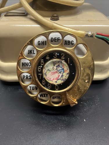 Vintage Telephone Japan Rotary Desk Office Table 1960s Model Jn4 Non Tested - Afbeelding 2 van 11