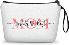 Elegant Travel Cosmetic Bag - Perfect Birthday Gift for Mom from Daughter