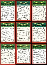 1974 Topps Red Team Checklist Complete Set - Premier 6.5 - EX/MT+ 6963091