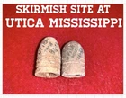 Civil War Relics Dug From a Skirmish site at  UTICA Mississippi 1973