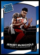 2017 Donruss Jeremy McNichols Rookie Tampa Bay Buccaneers #350