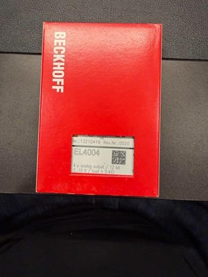 Beckhoff EL4004 Brand New. Free Shipping