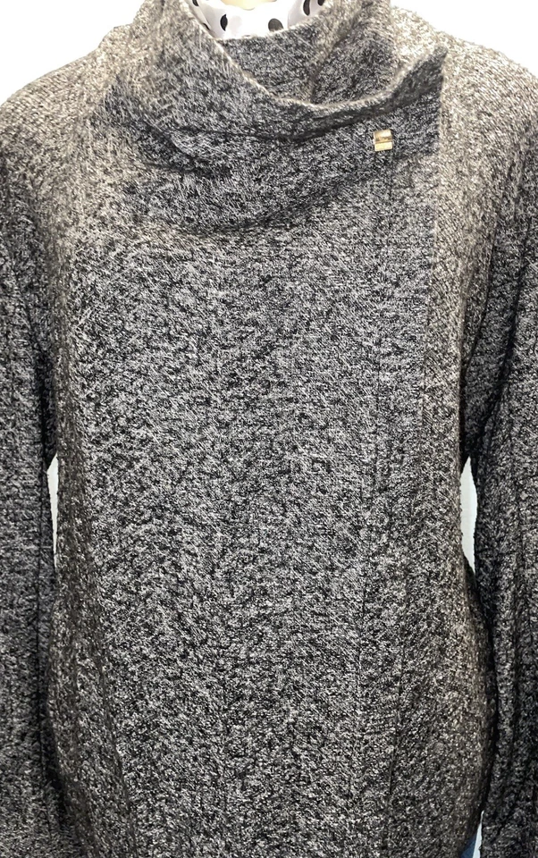 Cárdigan abierto en cascada Eileen Fisher espiga suéter de gran tamaño XS Foto 4 de 4