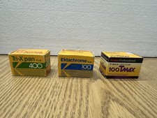 3 Rolls Of Film, Tri-X Pan, Ektachrome And T-max 100 New Film Expired