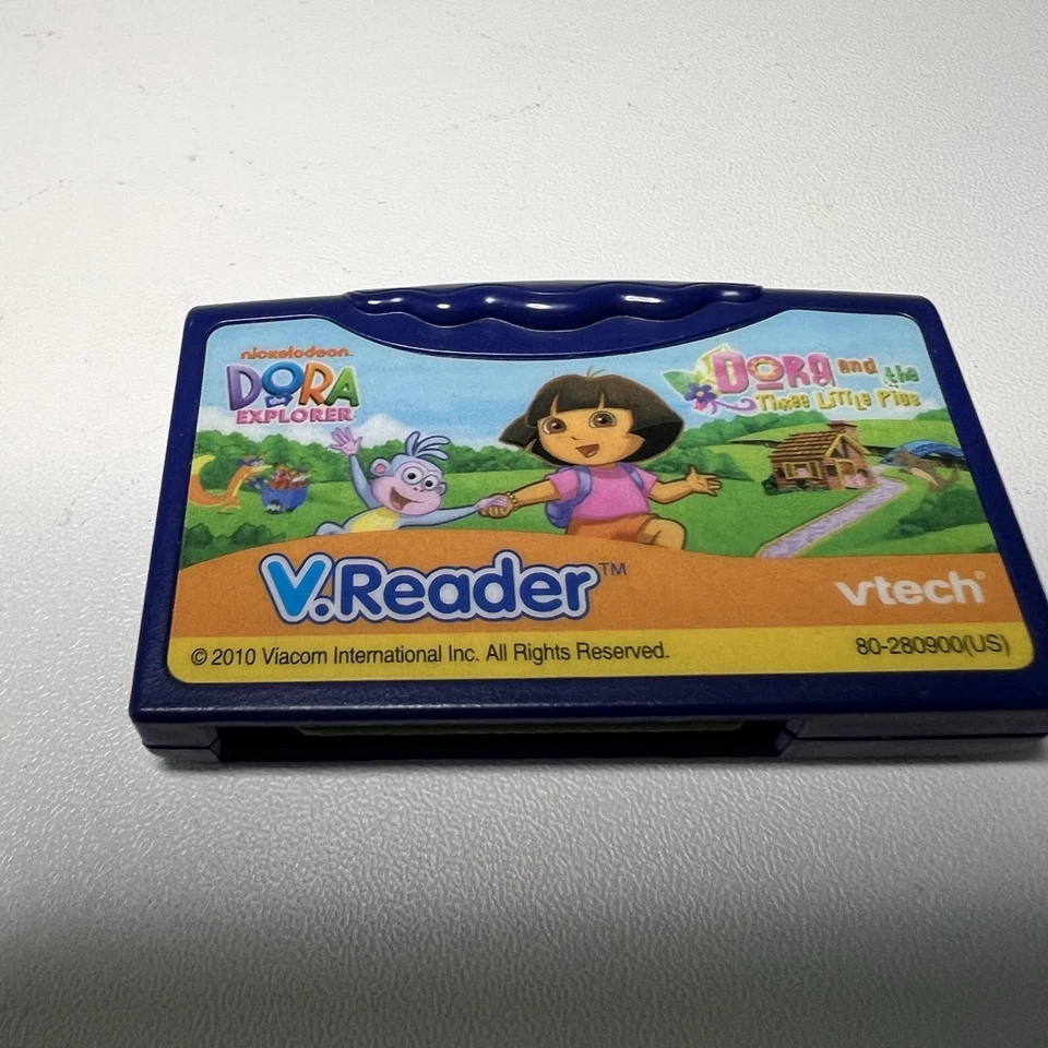 Lot Of 6-VTech V Reader Games-Elmo, Cars, Dora, Madagascar Toy Story, Scooby - Image 4 of 4