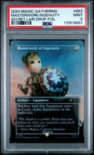 2024 MTG SECRET LAIR DROP FOIL #863 MASTERWORK OF INGENUITY PSA 9