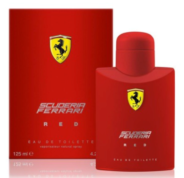 FERRARI SCUDERIA RED 125ML EAU DE TOILETTE SPRAY FOR HIM  NEW & SEALED