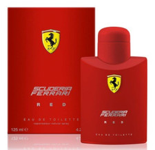 FERRARI SCUDERIA RED 125ML EAU DE TOILETTE SPRAY FOR HIM  NEW & SEALED