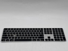 Apple Magic Keyboard with Touch ID and Numeric Keypad Black Keys A2520 - READ