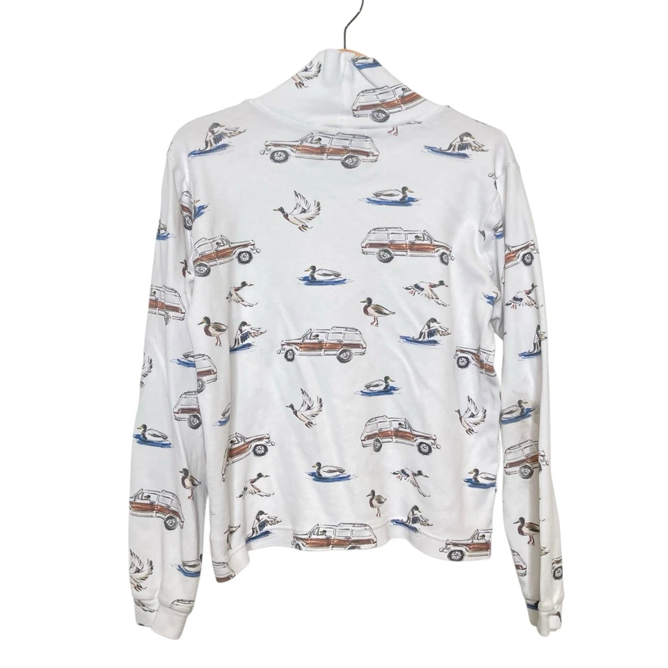 Sudadera Smockingbird Ducks And Trucks Estampado Cuello Alto Niños Talla 8 Foto 2 de 4
