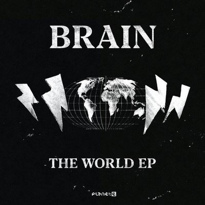 Brain World EP Doppel 12'' Vinyl Europa Planet E 2020 12 inch In Pic Sleeve Brand