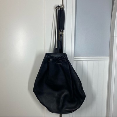 Coach Bixby sling bag VTG rare made in USA black leather | eBay