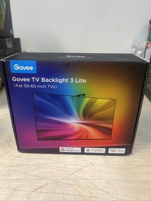 Govee TV Backlight 3 Lite with Fish-Eye Correction Function Sync 55-65 Inch